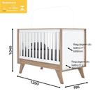 Dormitório Infantil Confete Com Guarda Roupa, Cômoda E Berço