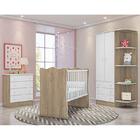 Dormitório Infantil Doce Sonho 2 Portas, Cômoda 4 Gavetas E B