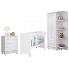 Dormitório Infantil Doce Sonho 2 Portas, Cômoda 4 Gavetas E B