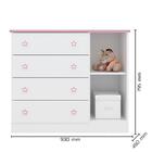 Dormitório Infantil Doce Sonho 3 Portas, Cômoda 1 Porta, Berç