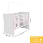 Dormitório Infantil Doce Sonho 3 Portas, Cômoda 1 Porta, Berç