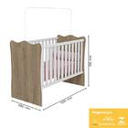 Dormitório Infantil Doce Sonho 3 Portas, Cômoda 1 Porta, Berç