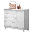 Dormitório Infantil Doce Sonho 3 Portas, Cômoda 1 Porta E Ber