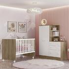 Dormitório Infantil Doce Sonho Guarda Roupa Com Cômoda, Berço