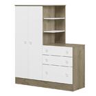 Dormitório Infantil Doce Sonho Guarda Roupa Com Cômoda, Berço