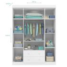 Dormitório Infantil Elisa Guarda Roupa, Cômoda E Berço Ternur