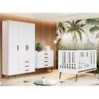 Dormitório Infantil Fantasia Com Guarda Roupa, Cômoda, Berço