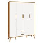 Dormitório Infantil Isis Guarda Roupa 4 Portas, Cômoda 1 Port