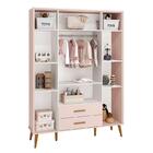 Dormitório Infantil Isis Guarda Roupa 4 Portas, Cômoda 1 Port