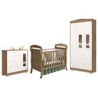 Dormitório Infantil New Danny Plus 3 Portas, Com Cômoda E Ber