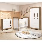 Dormitório Infantil New Danny Plus 3 Portas, Cômoda, Berço E