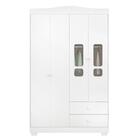 Dormitório Infantil New Danny Plus 4 Portas, Com Cômoda E Ber