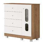 Dormitório Infantil Para Bebê Katatau Reller Branco / Mezzo