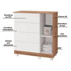 Dormitório Infantil Para Bebê Katatau Reller Branco / Mezzo