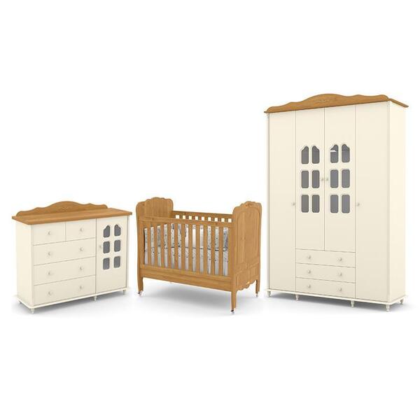 Dormitório Infantil Provence New Guarda Roupa, Cômoda Plus E