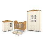 Dormitório Infantil Provence New Guarda Roupa, Cômoda Slim E