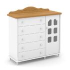 Dormitório Infantil Provence New Guarda Roupa, Cômoda Slim E