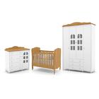 Dormitório Infantil Provence New Guarda Roupa, Cômoda Slim E