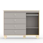 Dormitório Infantil Rope Guarda Roupa 3 Portas, Cômoda 1 Port