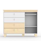 Dormitório Infantil Rope Guarda Roupa 4 Portas, Cômoda 1 Port