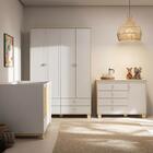 Dormitório Infantil Rope Guarda Roupa 4 Portas, Cômoda 1 Port