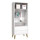 Dormitório Infantil Theo Retrô 2 Portas, Cômoda, Berço E Mesa