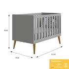 Dormitório Infantil Theo Retrô 3 Portas, Cômoda 1 Porta, Berç