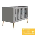 Dormitório Infantil Theo Retrô 3 Portas, Cômoda, Berço Com Pé