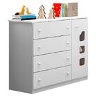 Dormitório Lívia Guarda Roupa, Cômoda E Berço Tico Com Colchã