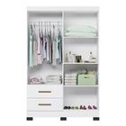 Dormitório Melissa Guarda Roupa, Cômoda E Berço Com Colchão S