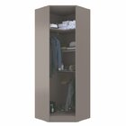 Dormitório Modulado 5 Peças 3 Guarda Roupas 1 Mesa De Cabecei