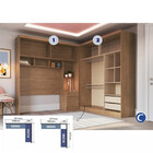 Dormitório Modulado Casal Classic Móveis Castro