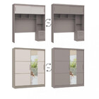 Dormitório Modulado Casal Espelho Classic Móveis Castro