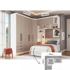 Dormitório Modulado Solteiro Infinity Móveis Castro