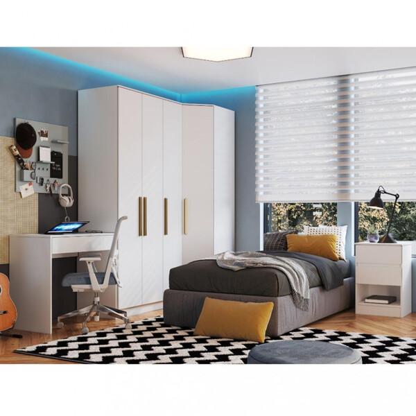 Dormitório Modulado Solteiro Urban Móveis Castro