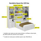 Dormitório Queen Size Sem Cama 1223s Branco
