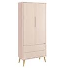 Dormitório Theo 2 Portas E Cômoda 1 Porta Com Pés Madeira Nat