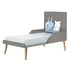 Dormitório Theo 2 Portas, Mesa De Canto Com Pés Madeira Natur