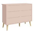 Dormitório Theo 3 Portas, Cômoda 6 Gavetas, Berço, Mesa De Ca