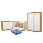 Dormitório Tutto New 2 Portas, Cômoda 1 Porta, Berço Com Capi