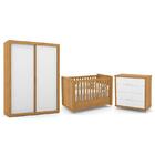 Dormitório Tutto New 2 Portas, Cômoda 4 Gavetas E Berço - Mat