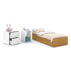 Dormitório Tutto New 2 Portas De Correr, Cômoda 4 Gavetas, Be