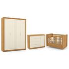 Dormitório Tutto New 4 Portas, Cômoda 1 Porta, Berço - Matic