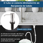 Dosador De Detergente Embutir C/ Mangueira Flexivel - BSMIX b