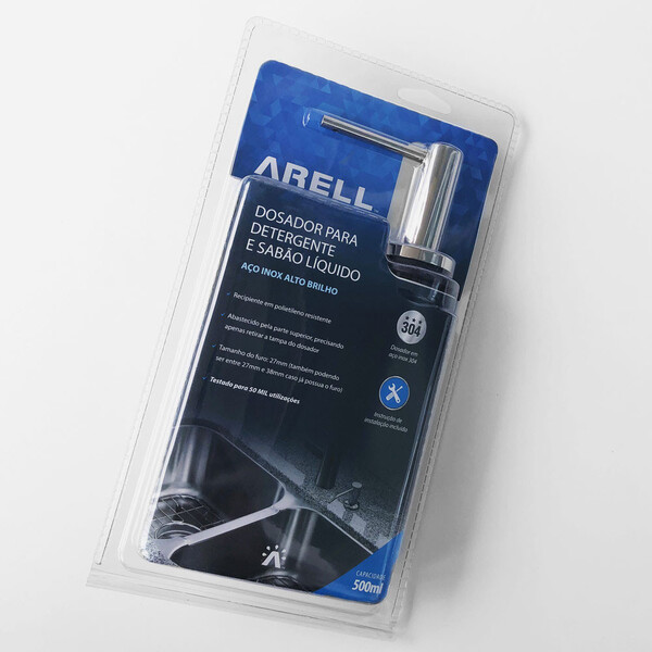 Dosador Ds02 Inox Alto Brilho Arell