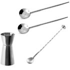 Dosador Duplo  Colher Bailarina E 2 Colheres Para Drinks