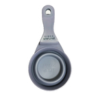 Dosador Retrátil de Ração Com Clipe Fecha Pacotes para Cachorro e Gato Plástico Azul Oikos Animal