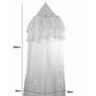 Dossel De Teto Infantil Branco C/ Rendas P/ Cama Pura Magia