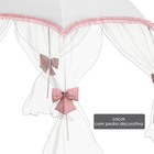 Dossel Infantil Para Princesas Disney E Barbie Star Branco/ R