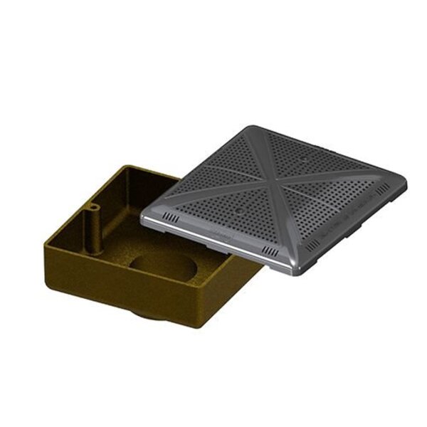 Dreno 15x15 Latao Quadrado X 2 Pol. Tampa 15m3 Sodramar